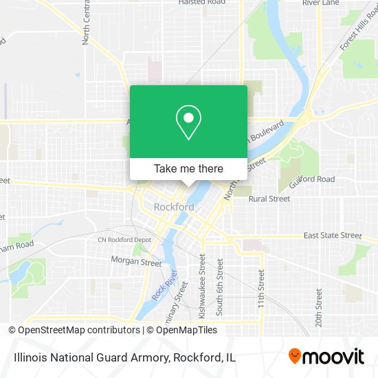 Mapa de Illinois National Guard Armory