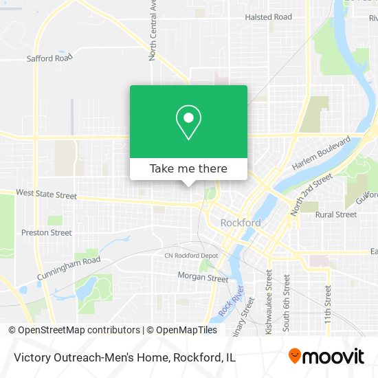 Victory Outreach-Men's Home map
