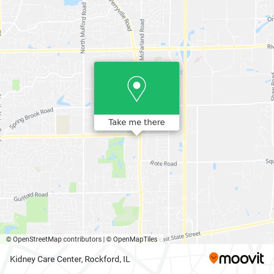 Kidney Care Center map