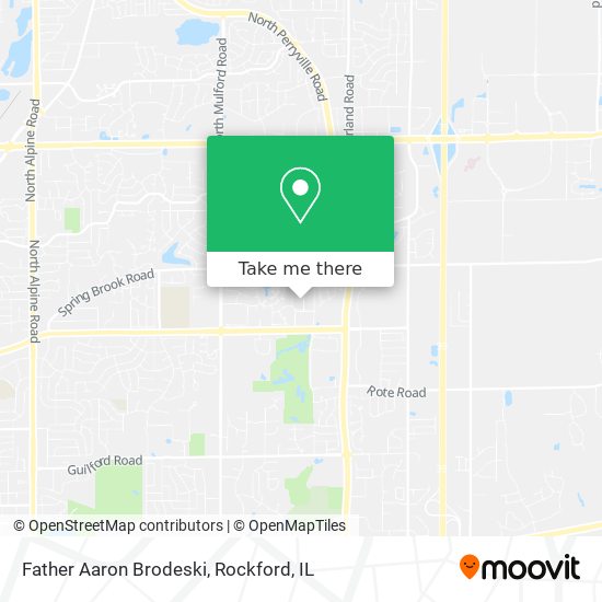 Father Aaron Brodeski map