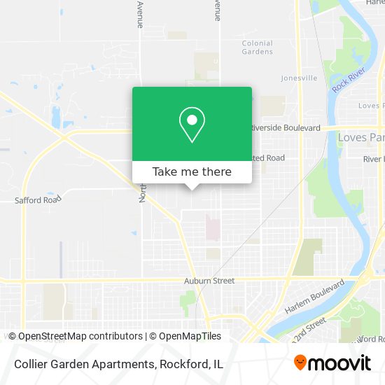 Collier Garden Apartments map