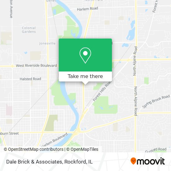Dale Brick & Associates map