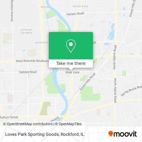 Loves Park Sporting Goods map