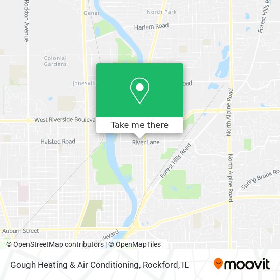 Gough Heating & Air Conditioning map