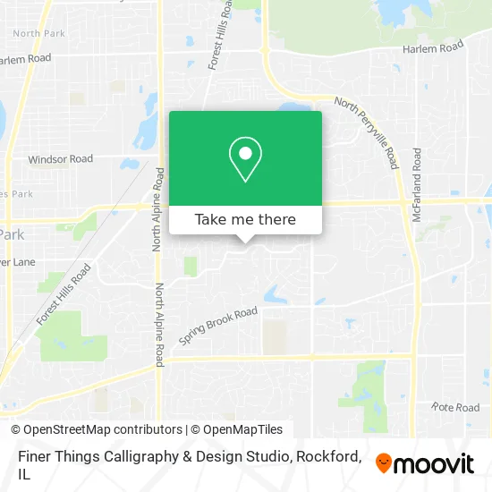 Finer Things Calligraphy & Design Studio map