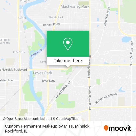 Custom Permanent Makeup by Miss. Minnick map