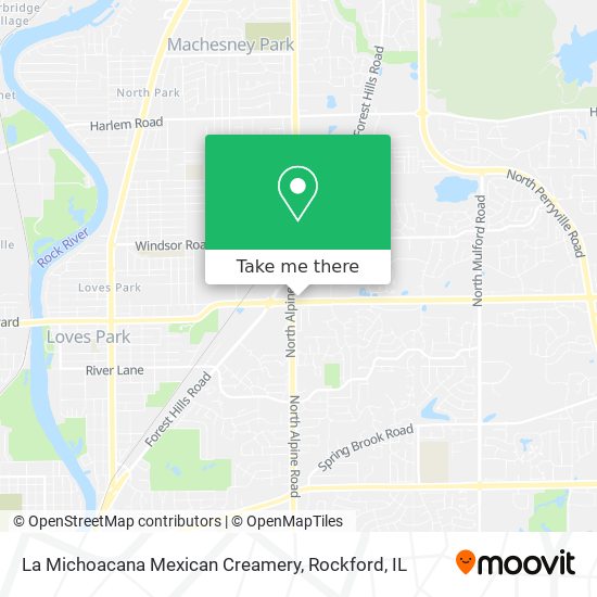 La Michoacana Mexican Creamery map
