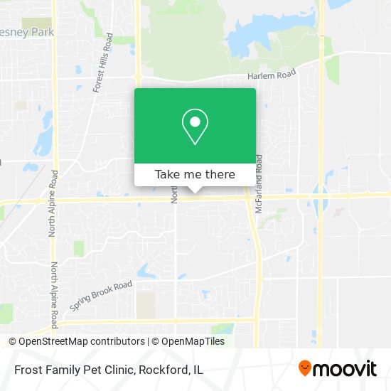 Frost Family Pet Clinic map