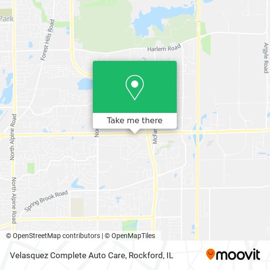 Velasquez Complete Auto Care map