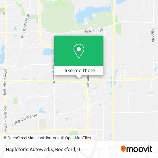 Mapa de Napleton's Autowerks