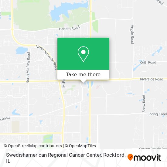 Swedishamerican Regional Cancer Center map