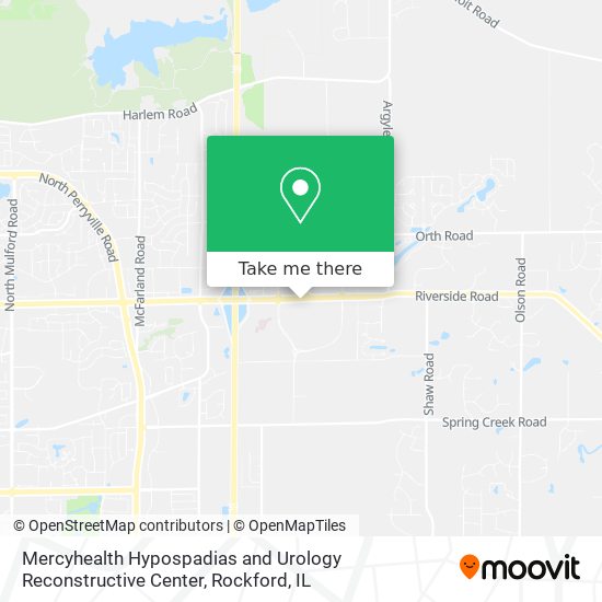 Mercyhealth Hypospadias and Urology Reconstructive Center map
