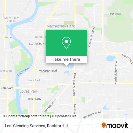 Mapa de Les' Cleaning Services