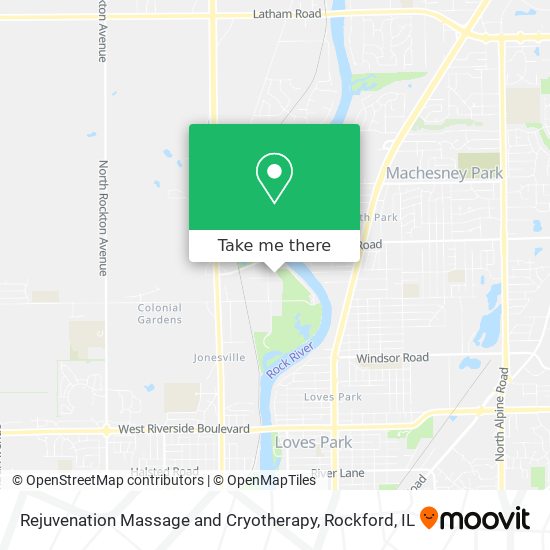 Mapa de Rejuvenation Massage and Cryotherapy