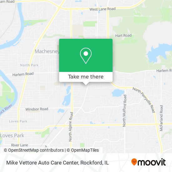 Mike Vettore Auto Care Center map