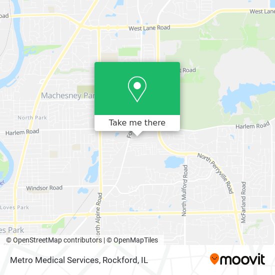 Metro Medical Services map