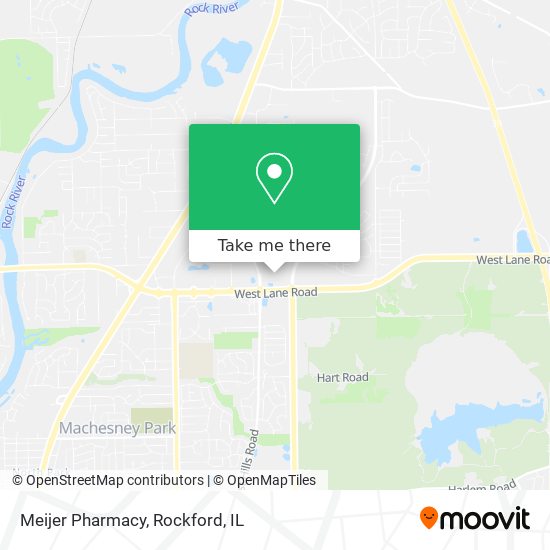 Meijer Pharmacy map