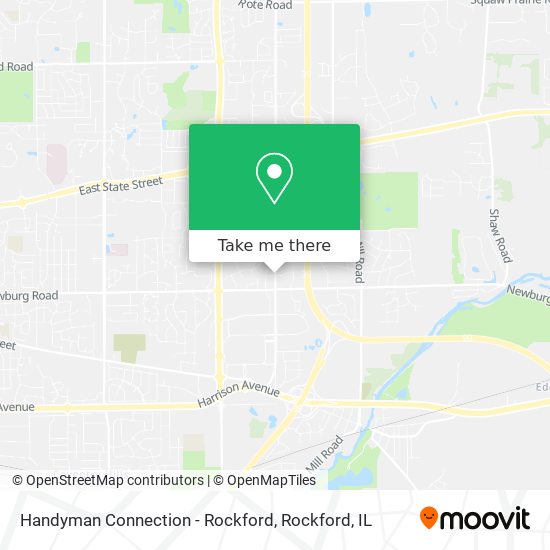 Handyman Connection - Rockford map