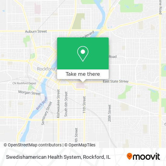 Swedishamerican Health System map