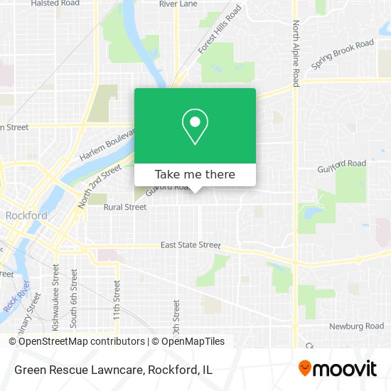 Green Rescue Lawncare map
