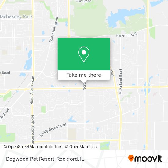 Mapa de Dogwood Pet Resort