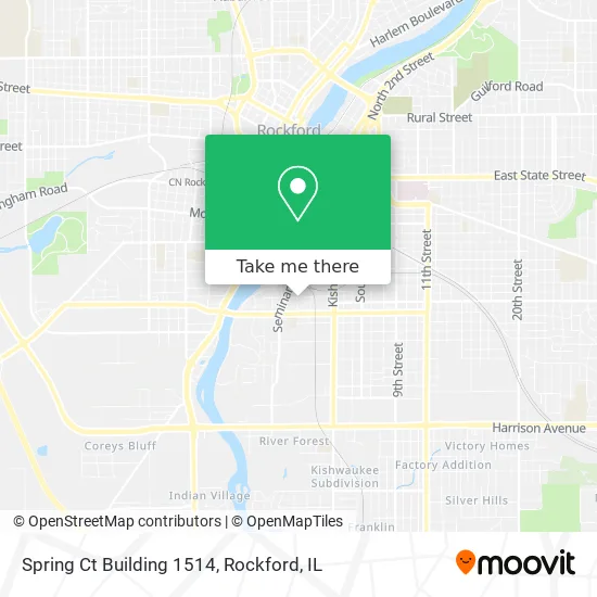 Spring Ct Building 1514 map