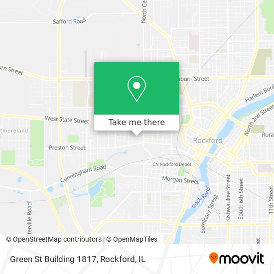 Mapa de Green St Building 1817