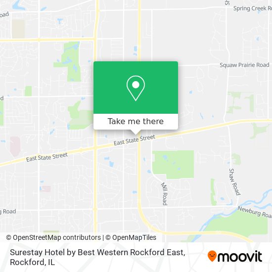 Surestay Hotel by Best Western Rockford East map