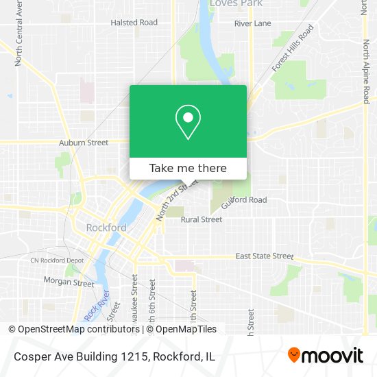 Cosper Ave Building 1215 map