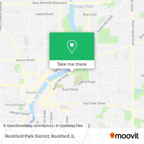 Mapa de Rockford Park District