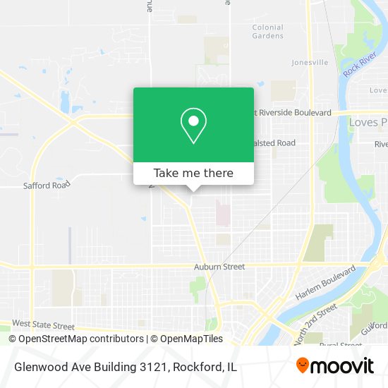 Mapa de Glenwood Ave Building 3121