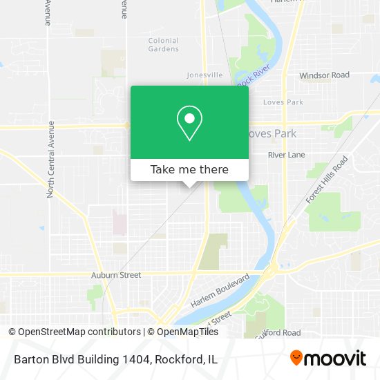 Barton Blvd Building 1404 map