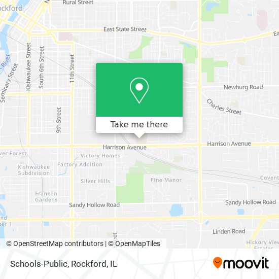 Mapa de Schools-Public