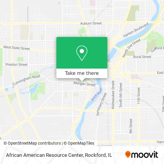 African American Resource Center map