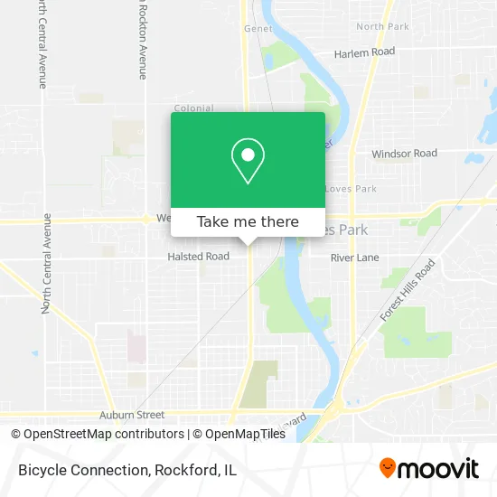 Bicycle Connection map