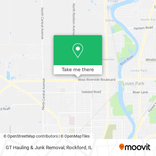 GT Hauling & Junk Removal map