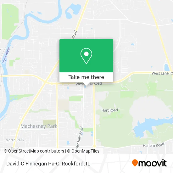 David C Finnegan Pa-C map