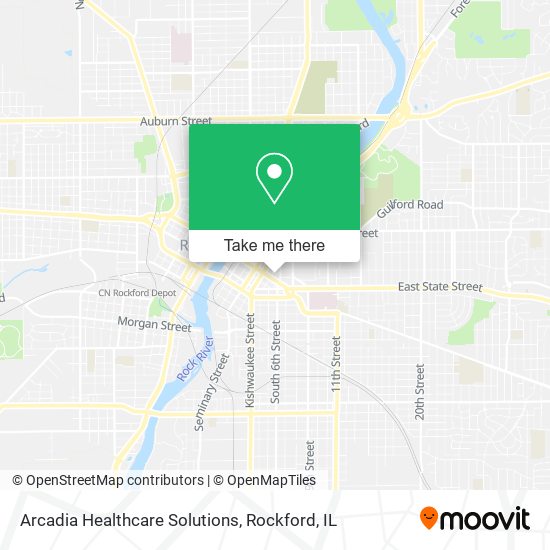 Arcadia Healthcare Solutions map