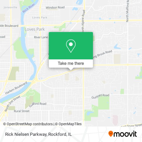 Rick Nielsen Parkway map