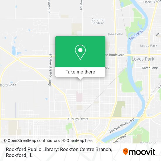 Mapa de Rockford Public Library: Rockton Centre Branch