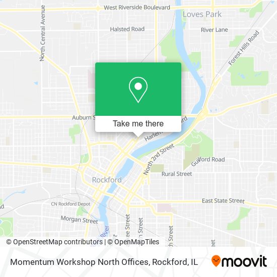 Momentum Workshop North Offices map