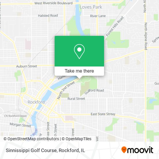 Sinnissippi Golf Course map