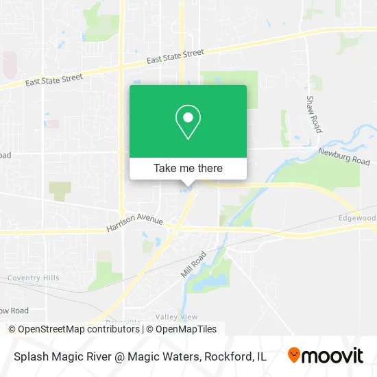 Mapa de Splash Magic River @ Magic Waters