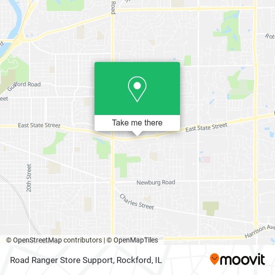 Road Ranger Store Support map