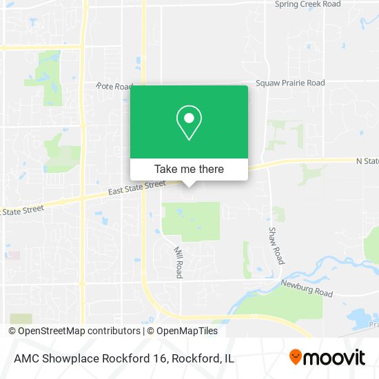 AMC Showplace Rockford 16 map