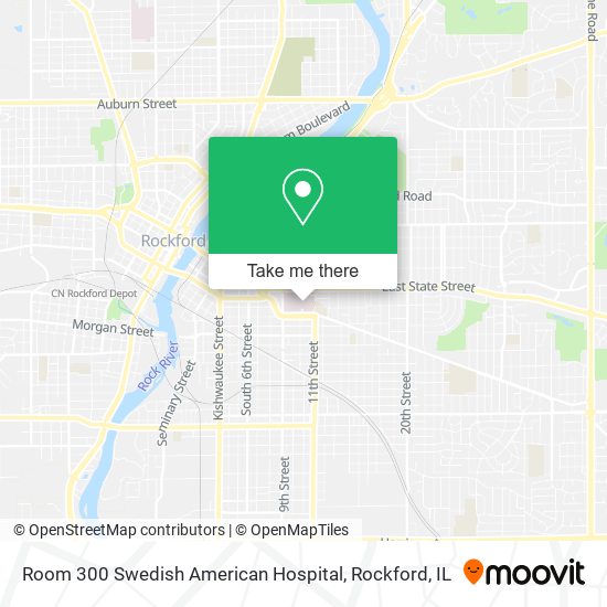 Mapa de Room 300 Swedish American Hospital