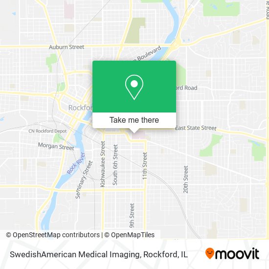 SwedishAmerican Medical Imaging map