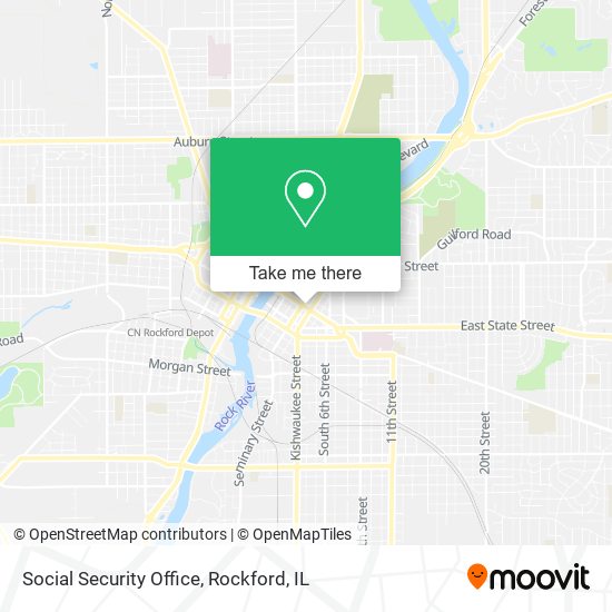 Social Security Office map