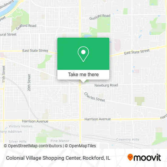 Colonial Village Shopping Center map
