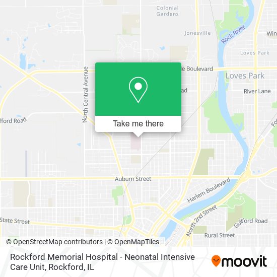 Rockford Memorial Hospital - Neonatal Intensive Care Unit map